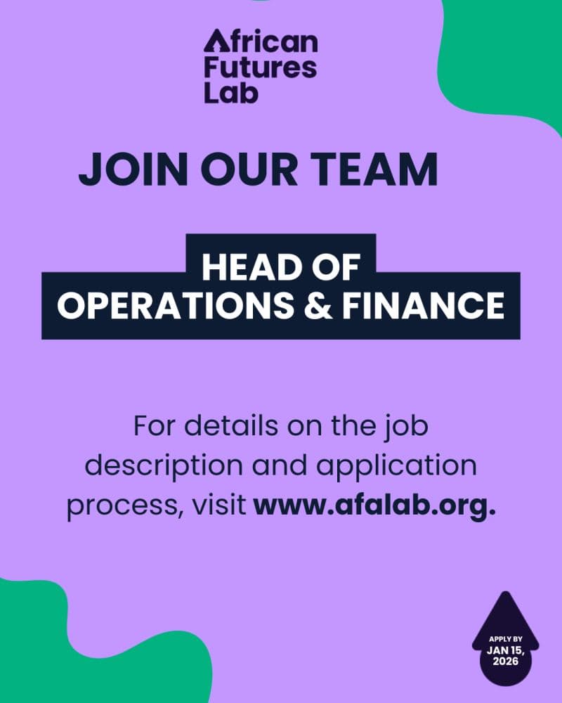 Unlock Your Future: 2 High-Impact Remote Roles at African Futures Lab for 2026