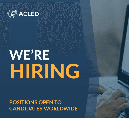 Remote Career Alert: ACLED Hiring Media & Digital Comms Officer (LATAM/Asia) – $40K Salary