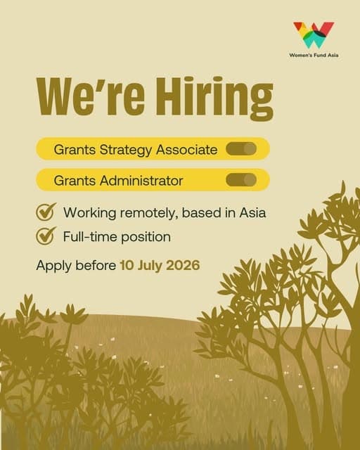 Unlock Remote Grants Roles: Women's Fund Asia Hiring for Impact Across Asia