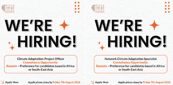 Remote Climate Adaptation Jobs at WIEGO: Apply Now for Global Impact