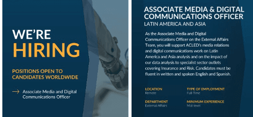 Why This Remote Role at ACLED Could Be Your Dream Job in Digital Communications