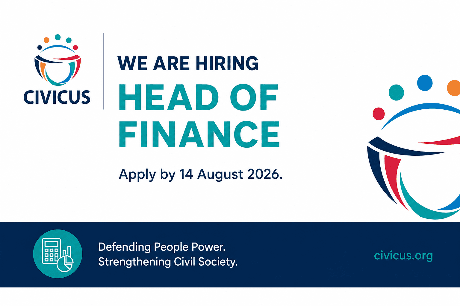 CIVICUS Seeks Remote Head of Finance: Lead Global Financial Strategy and Drive Impact