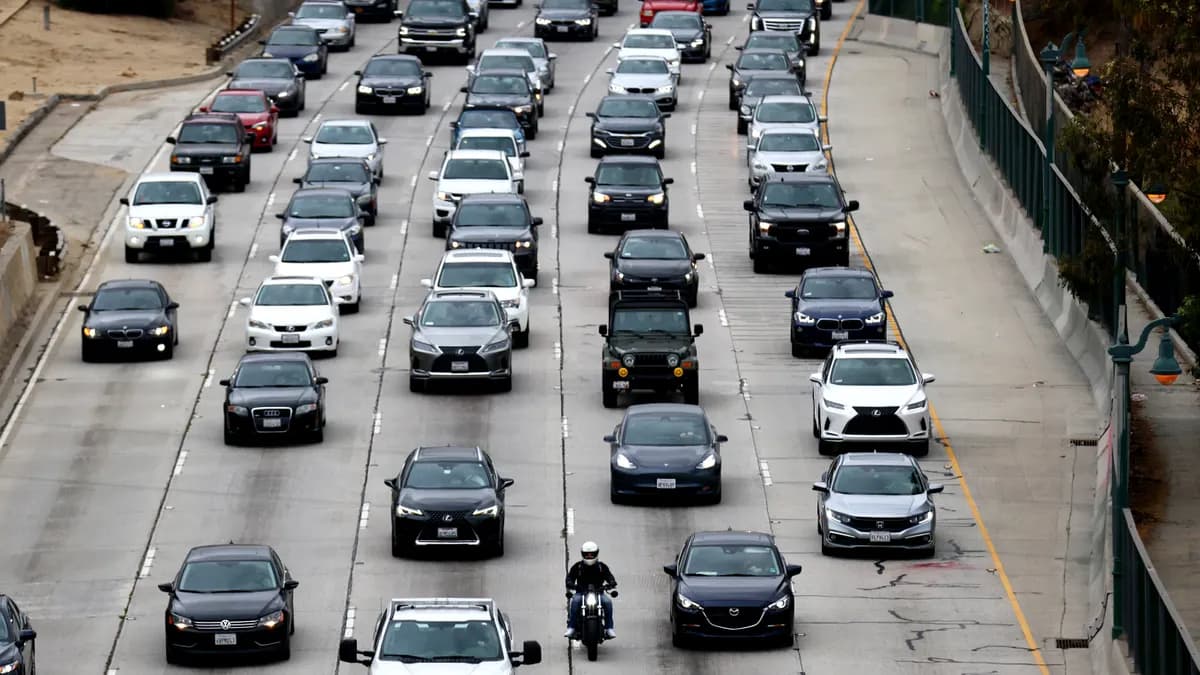 Morning Commute in Los Angeles